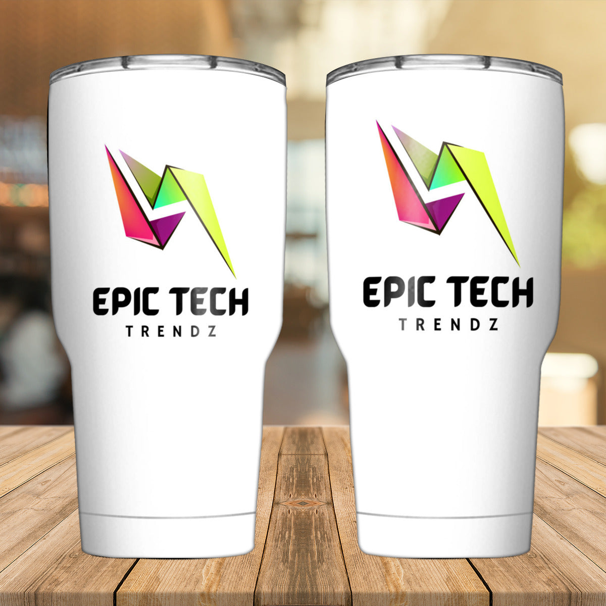 Epic Tech Trendz Curved Tumbler 30Oz