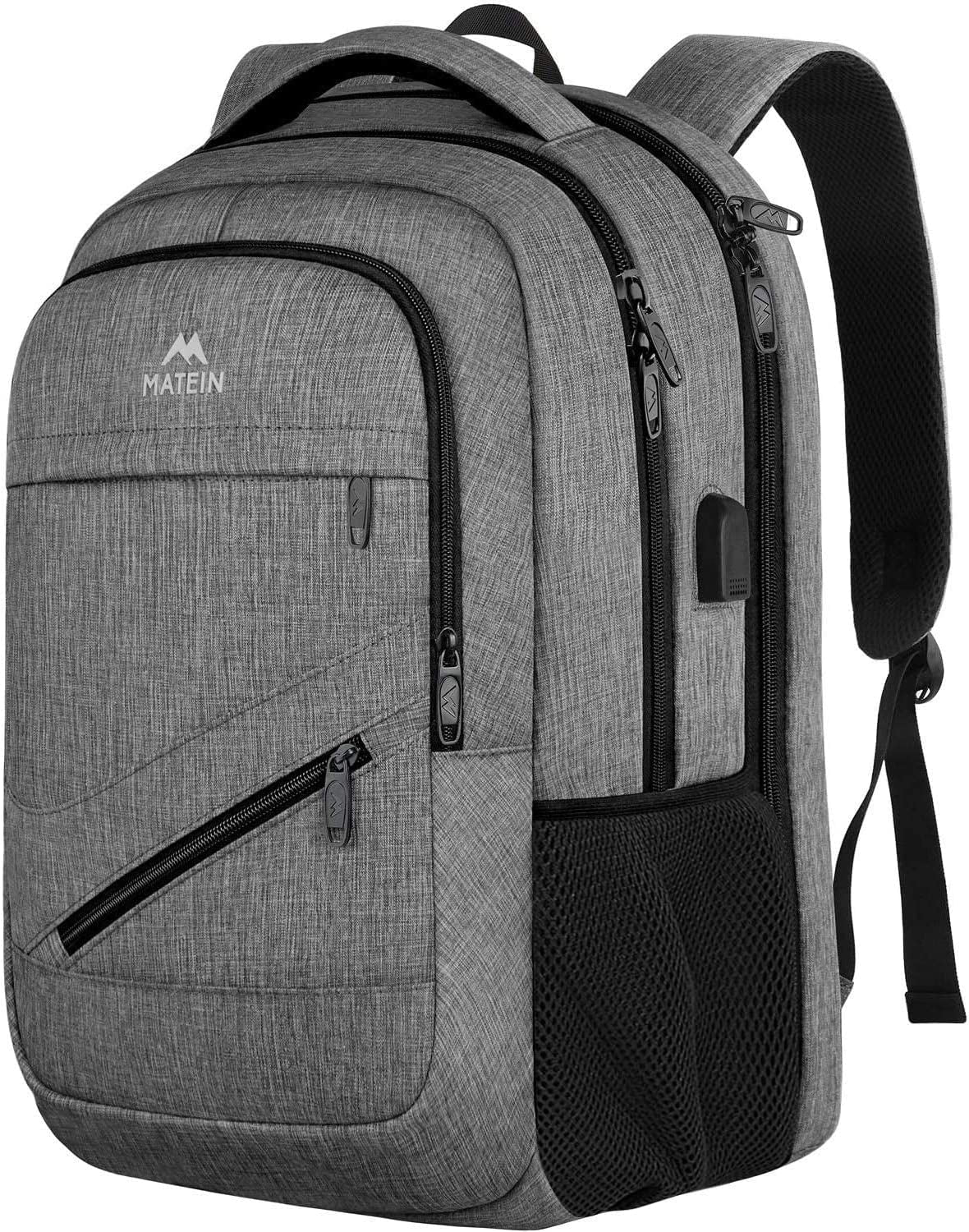 TSA Approved 17-Inch Travel-Ready Laptop Backpack with USB Charging