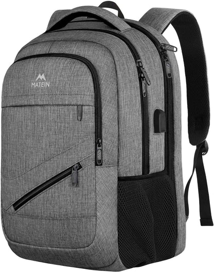 TSA Approved 17-Inch Travel-Ready Laptop Backpack with USB Charging